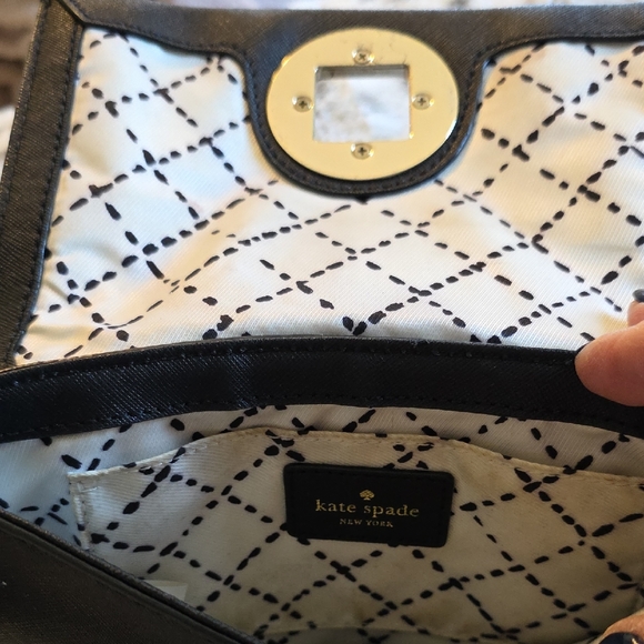 kate spade Newbury Lane Black Crossbody Wallet with Gold Accent Hardware - Picture 3 of 7